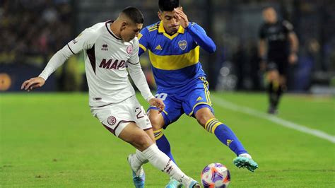 Boca Vs Lanús Por La Copa De La Liga Profesional 2023 Día Horario