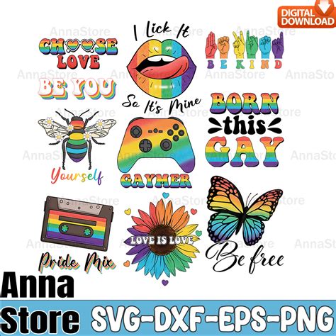 Born This Gay Svg Lgbt Svg Bundle Lesbian Svg Gay Svg Bis Inspire Uplift
