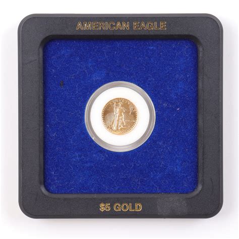 1986 American Eagle 5 Gold Coin Uncirculated Pristine Auction