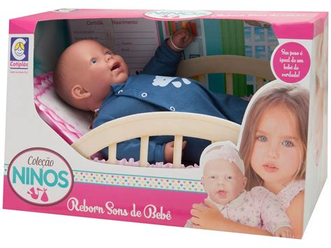 Bonecos Cotiplas - Boneco Coleção Ninos Sons de Bebê - com Acessório Cotiplás - Bonecos ...