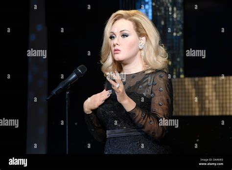 The Waxwork Of British Singer Adele Is Unveiled At Madame Tussauds