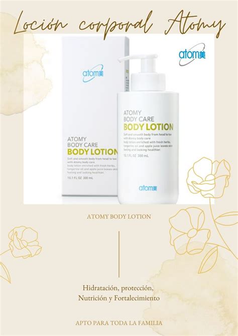 Atomy Body Lotion | Loción corporal, Loción, Hidratante
