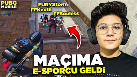 RANK MAÇINDA E SPORCU GELDİ PUBG MOBİLLE YouTube