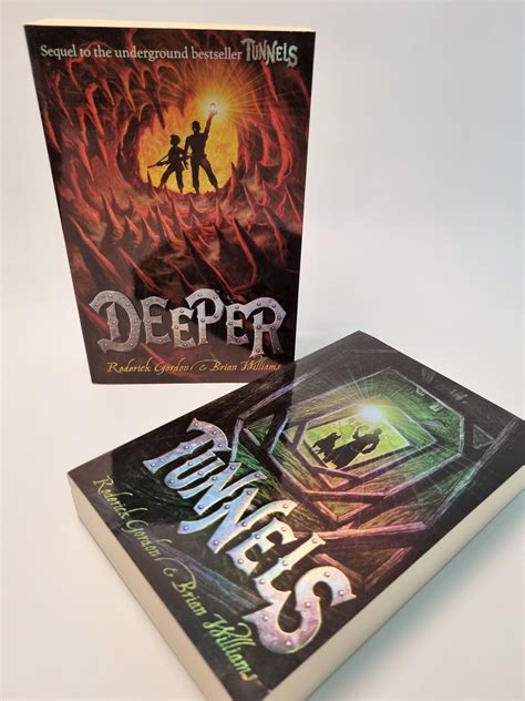 Tunnels And Deeper By Roderick Gordon And Brian Williams Signed And