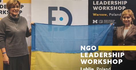 Call For Applications For The NGO LEADERSHIP WORKSHOP 2023 Fundacja