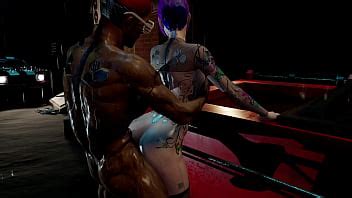 Puta Ciberpunk Con Un Estrecho Agujero Anal Recibe Una Follada Anal En P Blico Xvideos