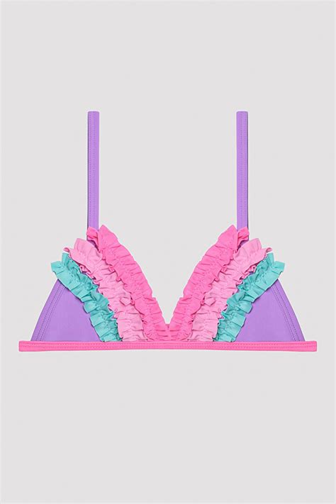Kız Çocuk Candy Lila Triangle Bikini Takımı PL01FD0R24IY LA63 LILA Penti