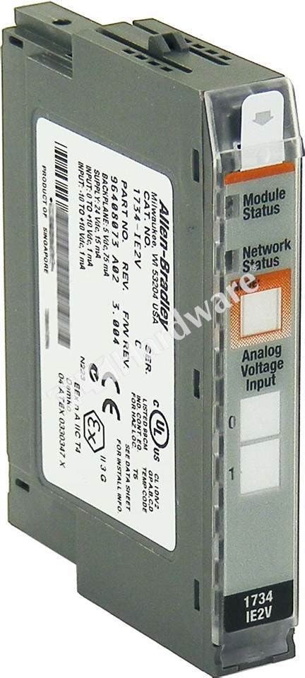 Plc Hardware Allen Bradley Ie V Vdc Ch Analog Voltage Input Module