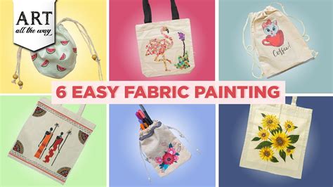 Easy Fabric Painting Fabric Painting On Clothes Acrylic Painting