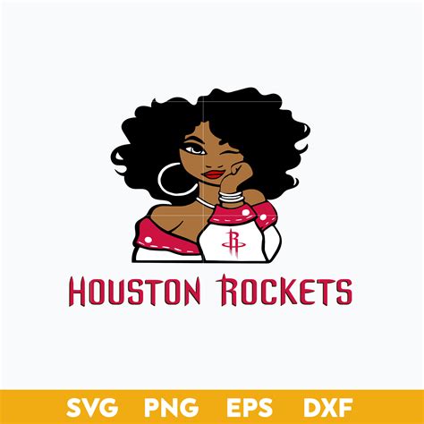 Houston Rockets Girl SVG, Houston Rockets SVG, NBA SVG, Spor | Inspire