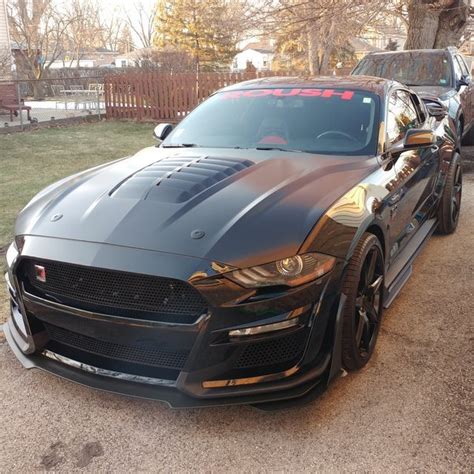 Capó de aluminio estilo GT500 Sin pintar MUSTANG 18 21 GT Ecoboost