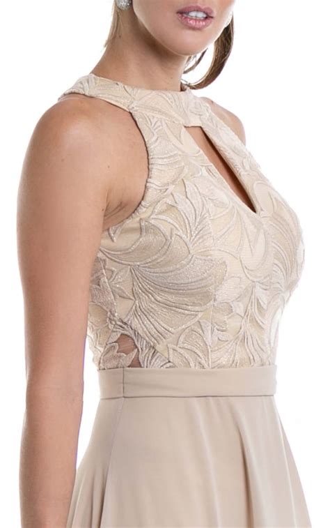 Vestido Festa Formatura Casamento Longo Nude R Em Mercado Livre