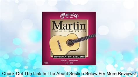 Martin M Silverplated Ball End Classical Guitar Strings High