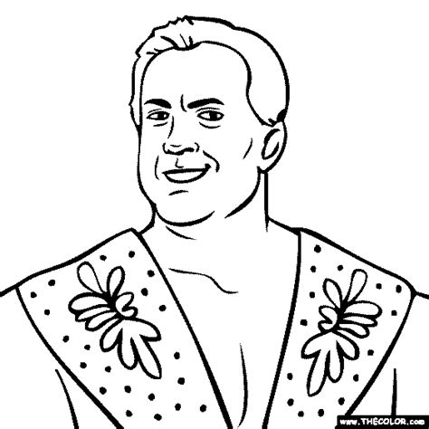 Ric Flair Coloring Page