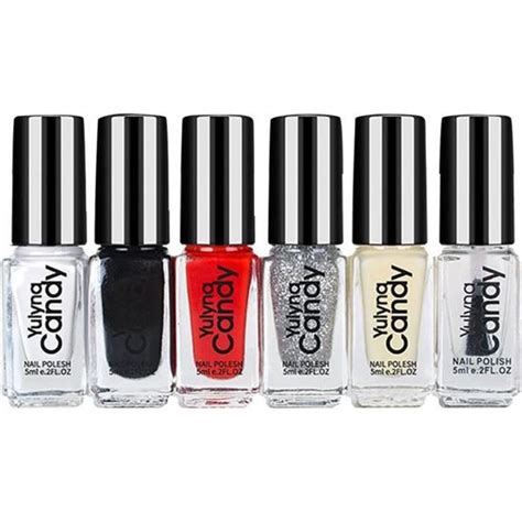 Lot De 6 Vernis À Ongles Gel D Été Pour Ongles Y Compris Rouge Nude Kit De Vernis À Ongles Led