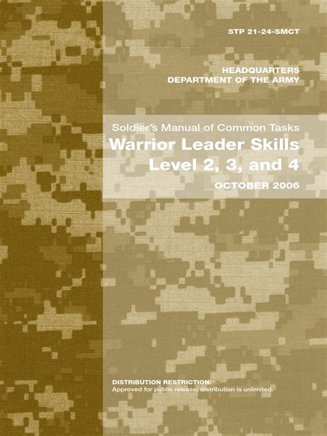 Army - stp21 24 - Soldier's Manual of Common Tasks - Warrior Skills ...