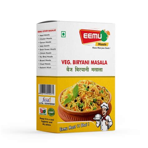 G Eemu Veg Biryani Masala At Rs Pack Indian Spices In New Delhi