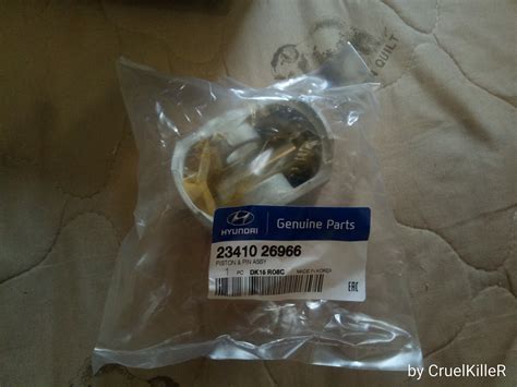 Оригинальные поршни Hyundai Accent II +0.25 — Hyundai Accent (2G), 1,5 ...