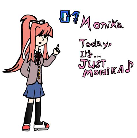 Monika Doki Doki Litterature Club By Betaunknow On Deviantart