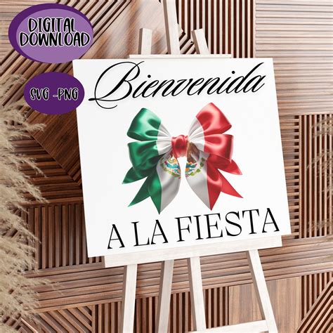 Mexican Sublimation Svg Png Latina Svg Spanish Bow Colores De Mexico T Shirt Pod Product Design