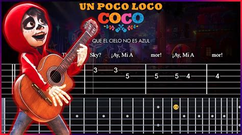 Un Poco Loco Coco Easy Guitar Tab Youtube