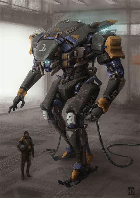 Mech 001 By Andynd On Deviantart Научная фантастика Фантастика