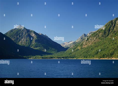 Wallowa Lake In Northeast Oregon With Wallowa Lake State Park On The