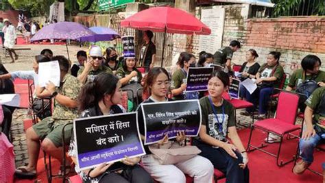 Manipur Protest Kuki Zo Women S Forum Organises Protest In Delhi