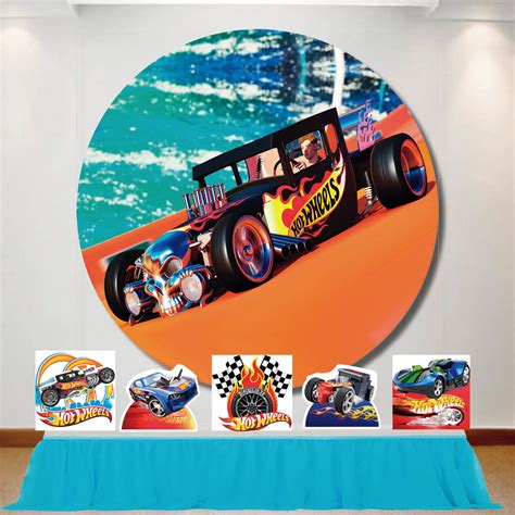 Kit Painel De Festa Redondo X M E Display Hot Wheels Elo