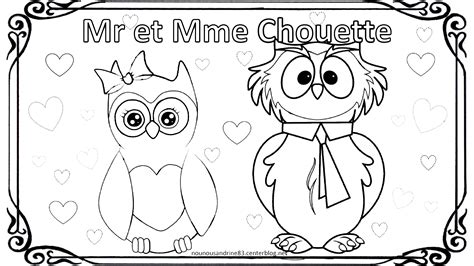 Chouette hibou à colorier gommettes