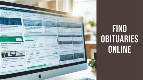 How to Find an Obituary for a Specific Person Online