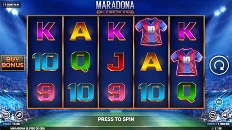 Maradona El Pibe Oro Slot Demo And Review Blueprint Gaming