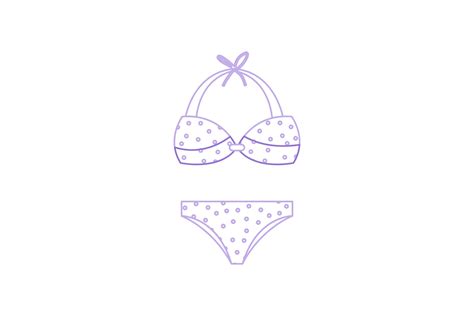 Summer Beach Bikini Color Line Icon 2 Graphic By Goodcicadaid Creative Fabrica