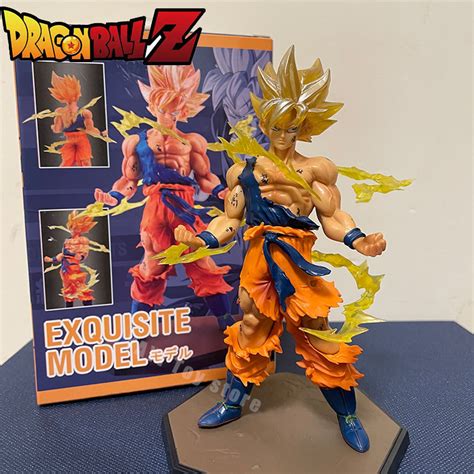Jual Hot Dragon Ball Son Goku Super Saiyan Anime Figure Cm Goku Dbz Action Figure Model Gifts