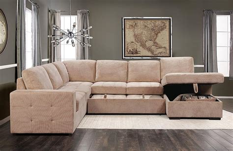 Amazon FANYE 123 U Shaped Tufted Sofa W Extra Wide Storage Chaise