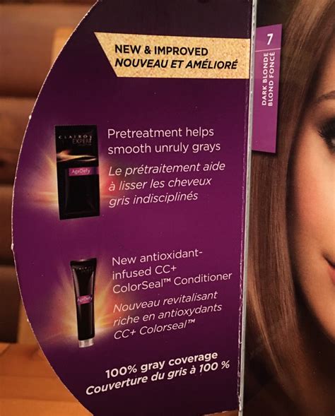 Clairol EXPERT Age Defy Permanent Hair Color Dye Dark Blonde EBay