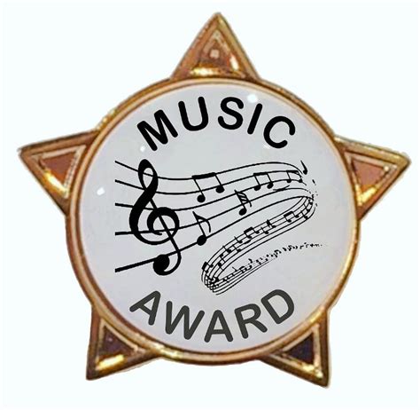 Music Award Star Badge