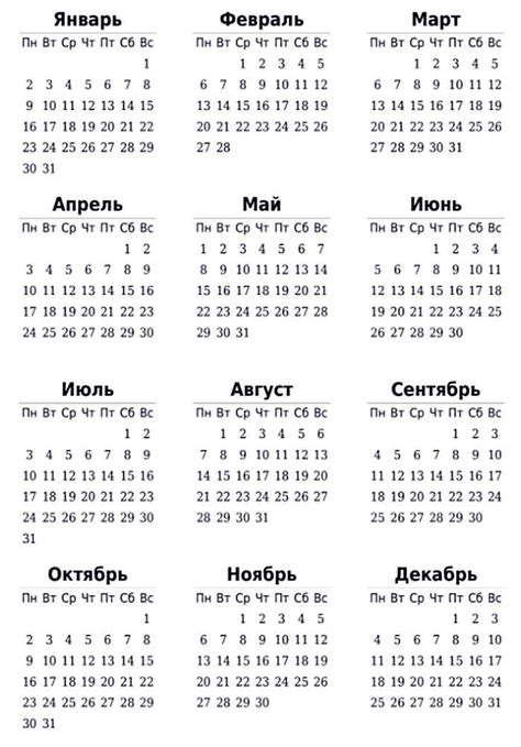 Сколько недель в году?