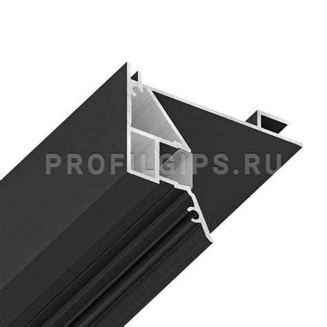 Вентиляционный парящий профиль UMBRA черный