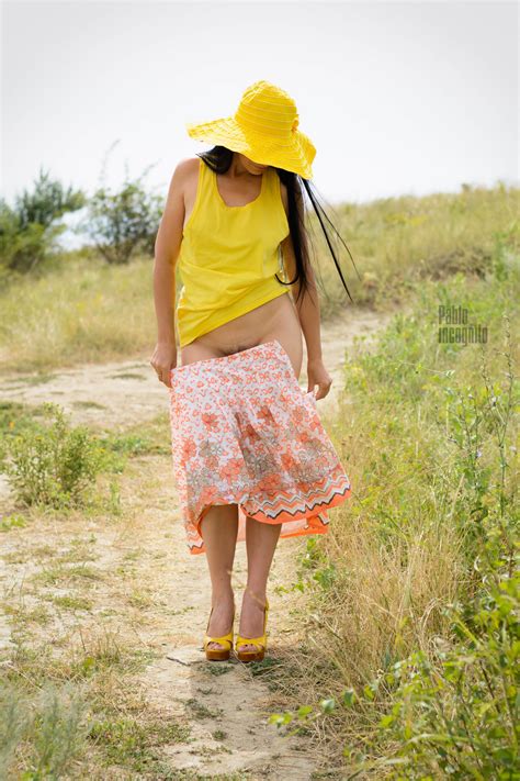 Yellow Walk Lighthouse Nude In Nature Striptease Pablo Incognito