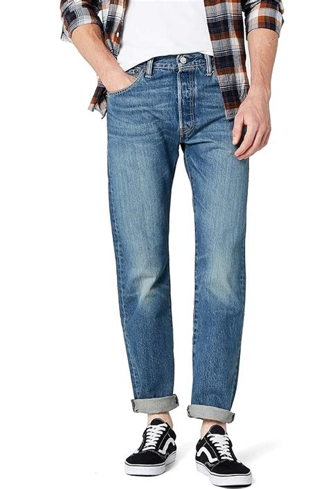 Levi s 501 Original Fit klassische Männer Jeans mit geradem