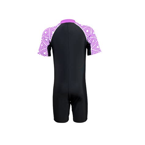 Arena Junior 1pc Short Sleeve UV Half Swimsuit