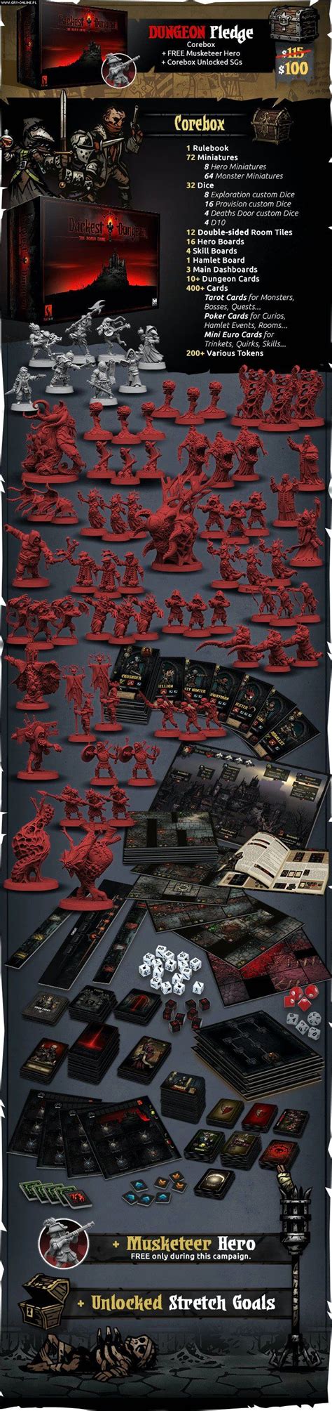 Настольная версия Darkest Dungeon покорила Kickstarter