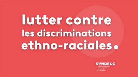 Lutter Contre Les Discriminations Ethno Raciales