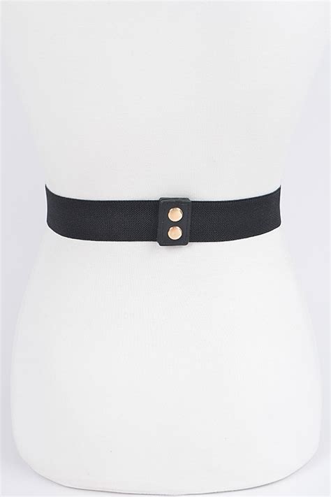 PB8625 NUDE Multi Metal Elastic Belt Fashion Belts