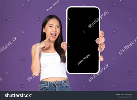 Beautiful Asian Brunette Woman Cute Girl Stock Photo Shutterstock