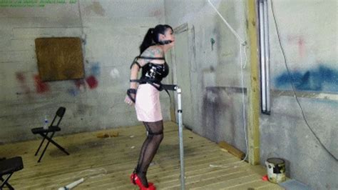 Busty Tattoo D MILF Leather Bound Helpless WMV HD Kbps Hunters Lair Bondage Clips Sale