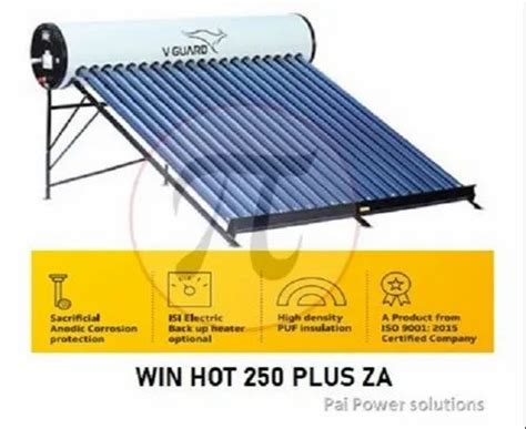 V Guard Win Hot 250 Plus ZA Solar Water Heater At 32100 Piece V Guard Solar Water Heater In