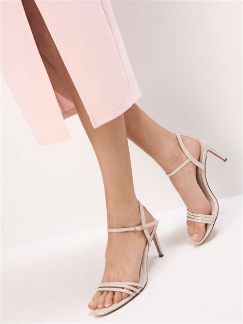 Sandale S Visokim Potpeticama Boja Nude Mohito Eh X