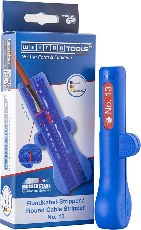 WEICON 52000013 Yuvarlak Kablo Sıyırıcı No. 13 Kablo Soyucu, 6 - 13 mm ...